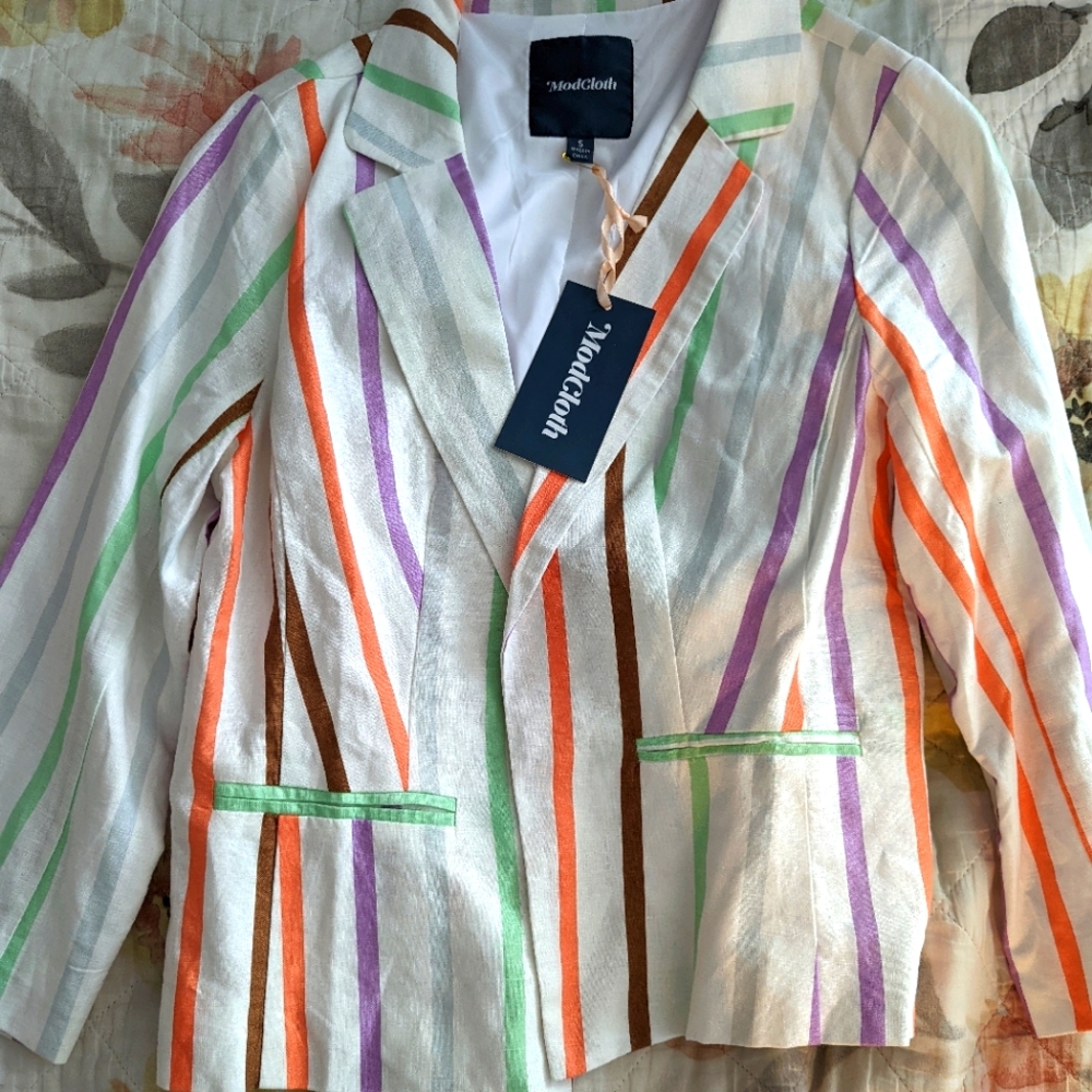 Mod Cloth Spring Summer cropped blazer